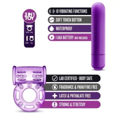 ANILLO VIBRADOR COUPLES PLAY BL-77901 - comprar en línea