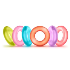 King of the Ring 6 ANILLOS PACK BL-93652 - En Lou Boutique sexshop