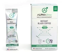 MEJORA MASCULINA DEL CAFÉ ALPHA BREW 1 SOBRE 2 GRAMOS