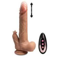 PENE VIBRADOR MULTIORGASMICO A CONTROL REMOTO DH017 - En Lou Boutique Sex Shop