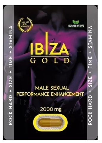 IBIZA GOLD VIGORIZANTE MASCULINO 2000 MG