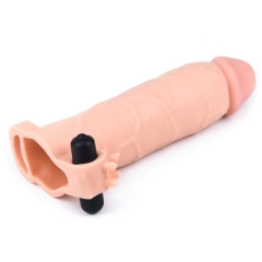EXTENSIÓN REALISTA 8 CENTÍMETROS ADICIONALES CON VIBRACIÓN - En Lou Boutique sexshop