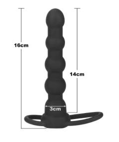 ANILLO VIBRADOR PARA DOBLE PENETRACIÓN LOVETOY 12.9 CM - comprar en línea