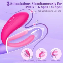 Vibrador Recargable Magenta: Estimulación Dual con App y Control M-CD-2001 - tienda en línea