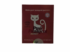 CAJA DE MIEL AFRODISIACA PINK PUSSYCAT 12 SOBRES DE 12 GRAMOS PARA MUJER