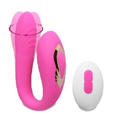 VIBRADOR PARA PAREJAS MULTIORGASMICO PUNTO G USB RECARGABLE MODELO MM-002