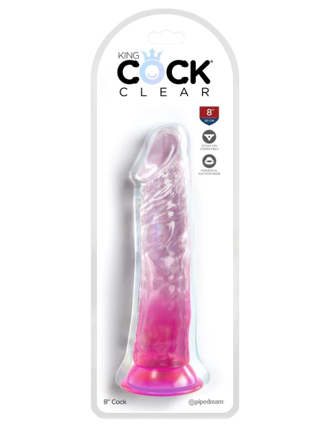 KING COCK CLEAR 20.32 CM PD5757-11