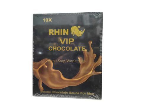 RHINO VIP CHOCOLATE 12 SOBRES DE 15 GRAMOS
