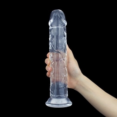 DILDO TRANSPARENTE 22 CM