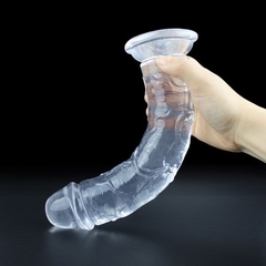 DILDO TRANSPARENTE 22 CM en internet