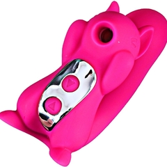 SQUIRREL / ARDILLA SUCCIONADOR Y VIBRADOR DISCRETO RECARGABLE PARA CLÍTORIS