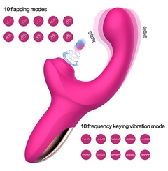 VIBRADOR MULTIORGASMICO SUCCIONADOR S437-DB1025