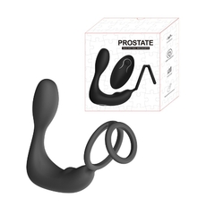 ANILLO VIBRADOR ESTIMULADOR DE PROSTATA USB RECARGABLE S830-AF1068