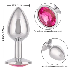 JOYA ANAL PEQUEÑA CON PIEDRA COLOR ROSA SE-0438-05-3 - comprar en línea