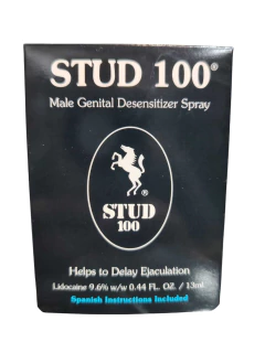 STUD 100 TAPA NEGRA RETARDANTE DE EYACULACIÓN - comprar en línea