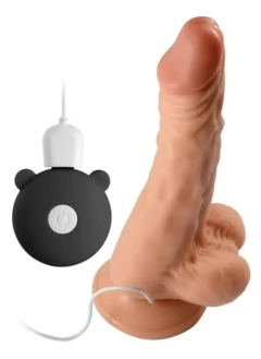 DILDO VIBADOR GIRATORIO CON BASE DE SUCCIÓN 20 CM VB-002 - comprar en línea