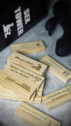 JUEGO JENGA PARA PAREJAS 60 PIEZAS en internet