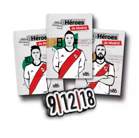 PROMO 9/12/18 LIBRO HEROES DE MADRID + PIN