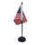Bandeira Mesa Estados Unidos (10x14cm) Dupla Face C/ Mastro 27,5 Cm - comprar online