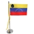 Mini Bandeira de Mesa Venezuela USA 15 cm Poliéster