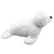 Foca Pelúcia Branca Com 30 Cm Comprimento na internet