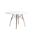 Mesa Eames DSW Laqueada