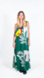 Vestido Spy Dollies Shadow Green/White - SPY LIMITED