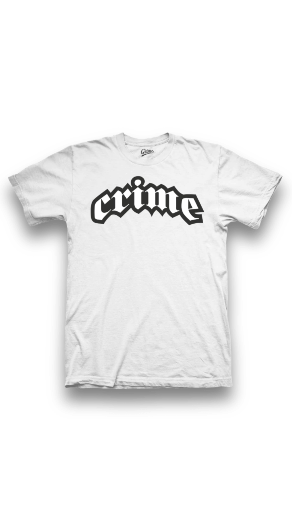 Remera Crime New Og Logo White thumbnail 3