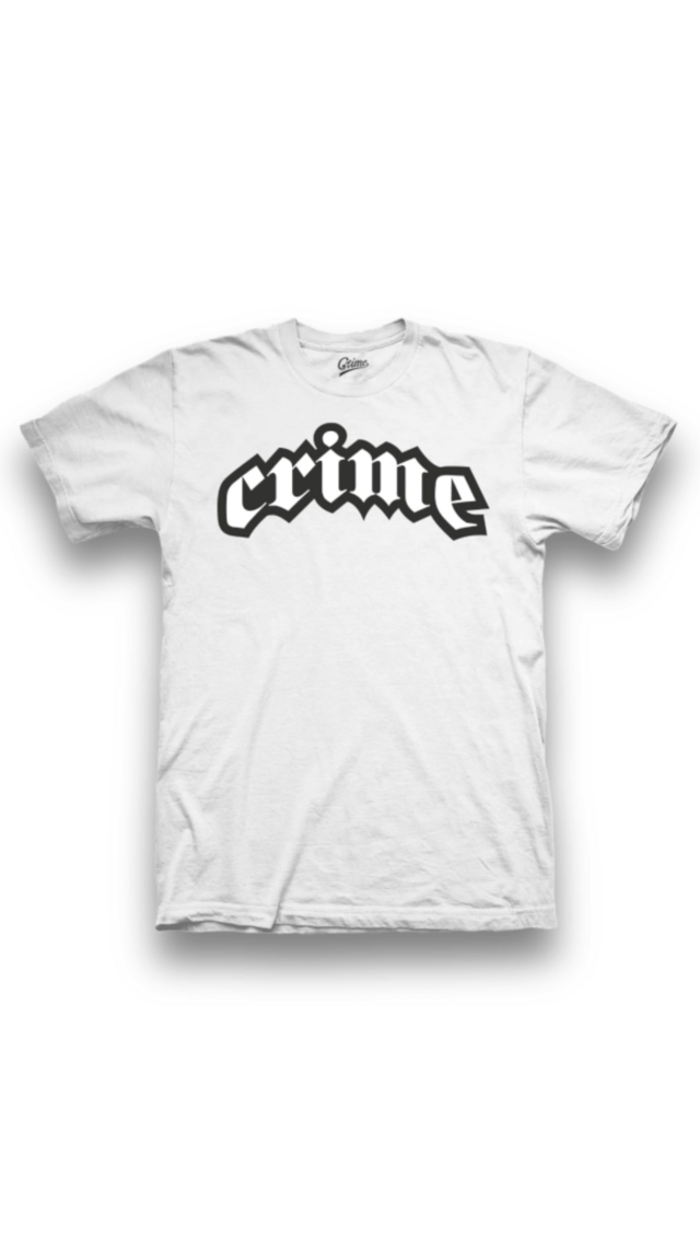 Remera Crime New Og Logo White thumbnail 2