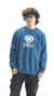 Buzo C1rca Mini Big Logo Crew Ink Blue