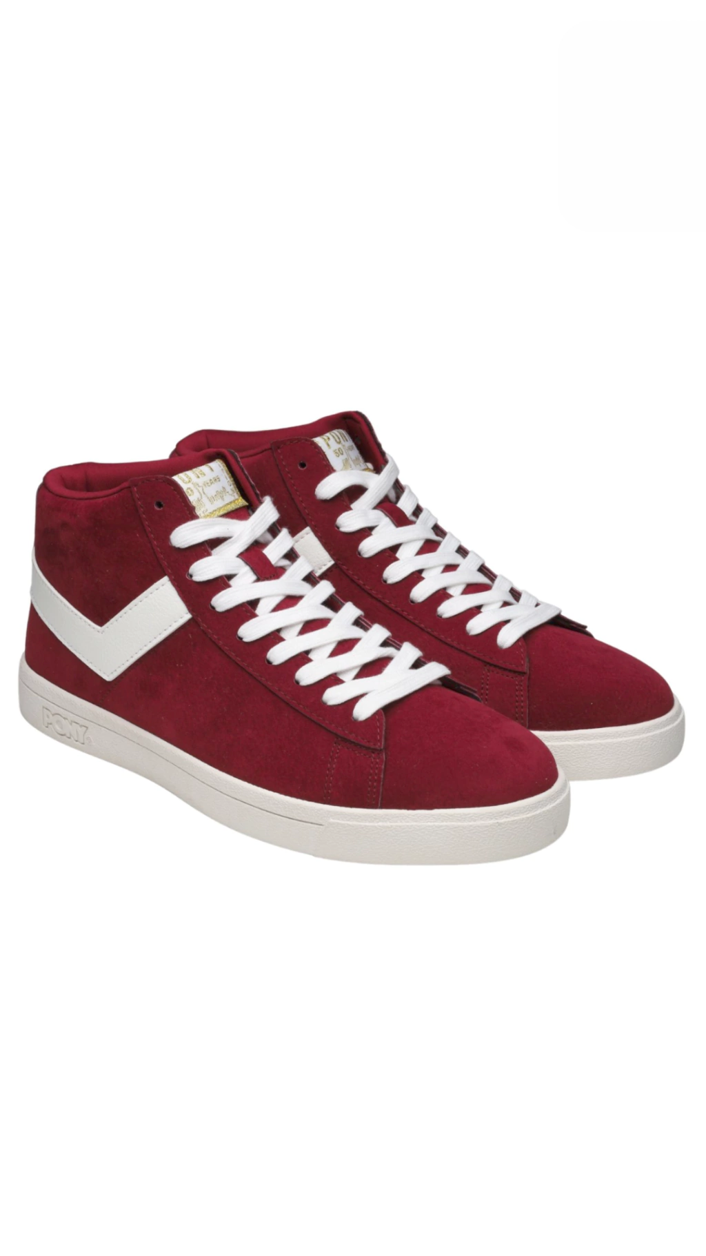 Zapatillas Pony Top Star Hi Merlot thumbnail 3