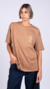 Remera Spy Dollies Sofia Oversize Beige - comprar online