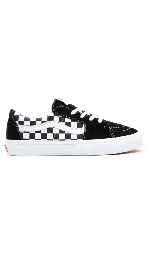 Zapatillas Vans Sk8-Low Black Checkboard