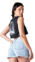 Remera Spy Dollies Kim Crop Top Little Black - SPY LIMITED