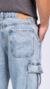 Jean Spy Limited Toro Baggy Light Blue on internet