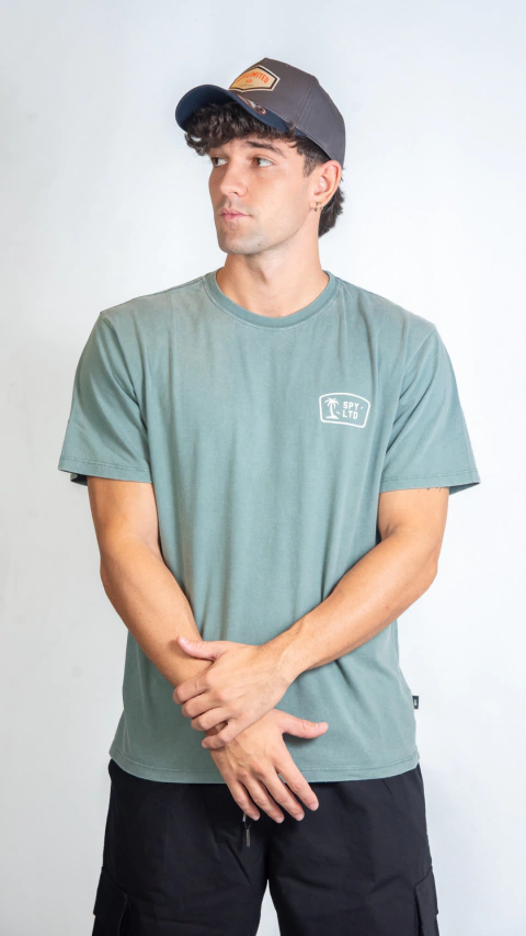 Remera Spy Limited Shield Process Green