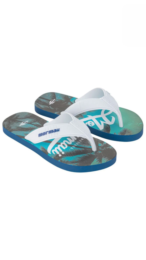 Ojotas Mormaii Tropical Graphics Blue/White