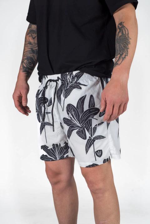 BoardShort Spy Limited Coyote Black/White