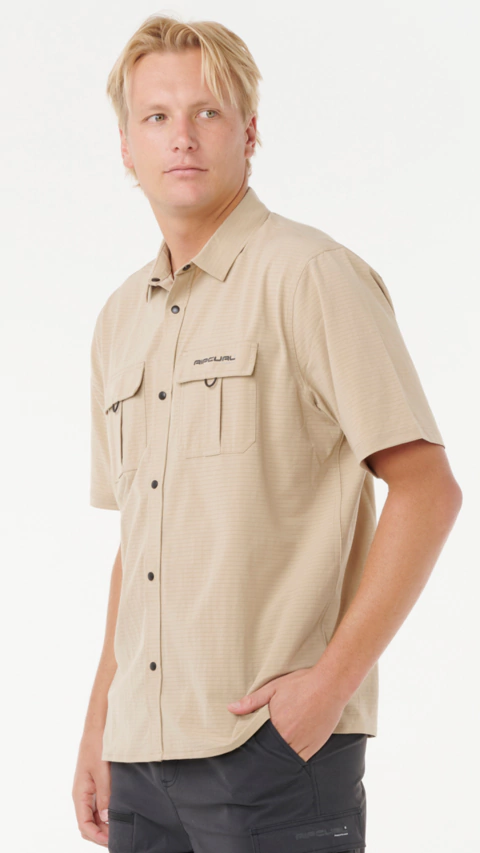 Camisa Rip Curl Loose Search VC Beige - comprar online