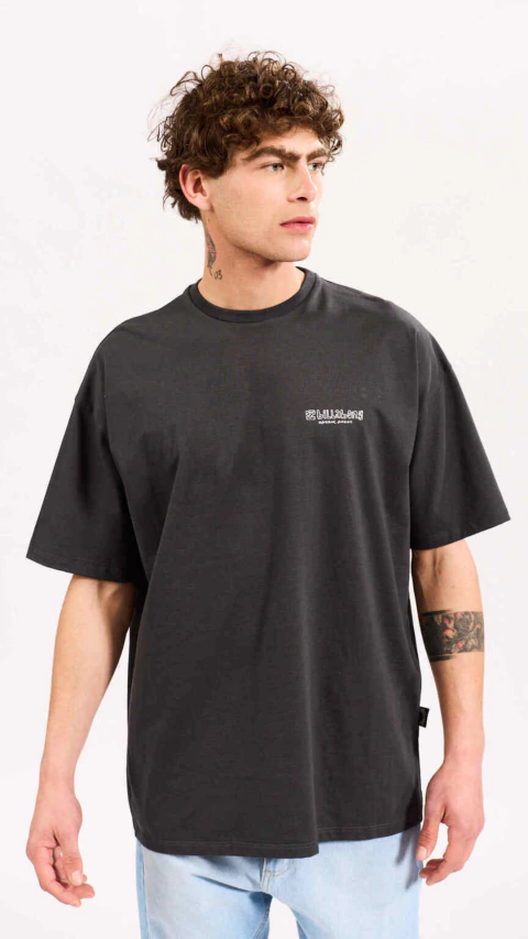 Remera Billabong Making Tracks Over Black - comprar online