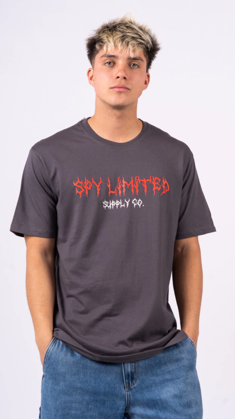 Remera Spy Limited Deef Dark Grey - comprar online