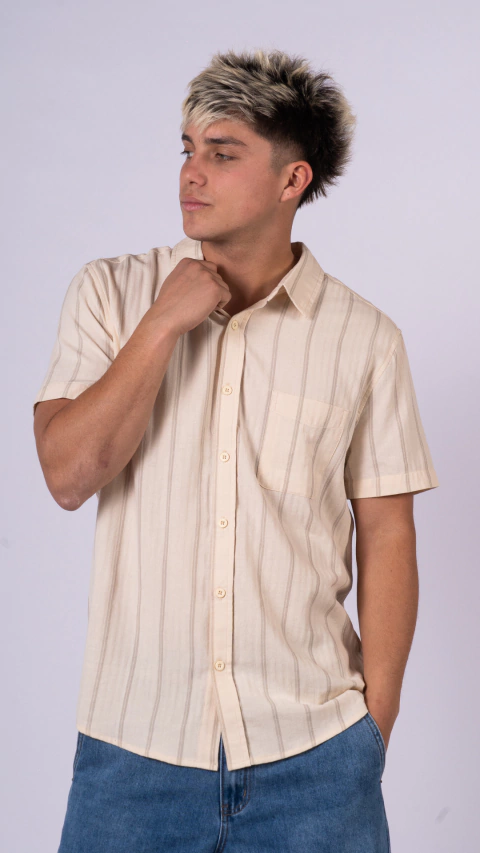 Camisa Spy Limited Dustin Off White - comprar online