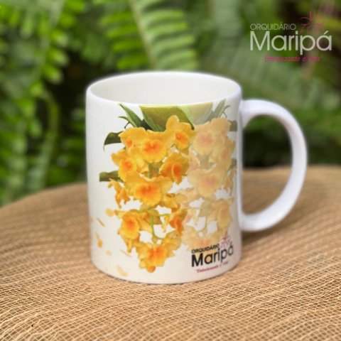 Caneca Orquídea D. Densiflorum – Regue a Vida com Amor - comprar online