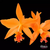 Orquídea Pot. Love Passion "Orange Bird" (398) - Tam.2