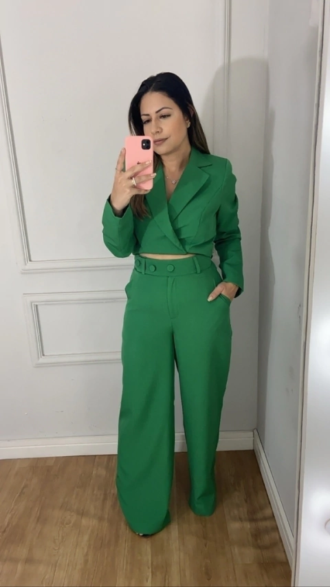 Calça Pantalona Thay | VERDE