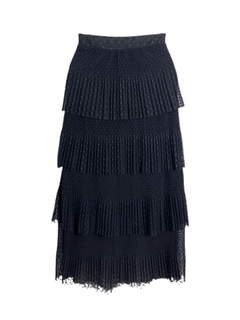 Saia Midi Camadas Agatha | Tule