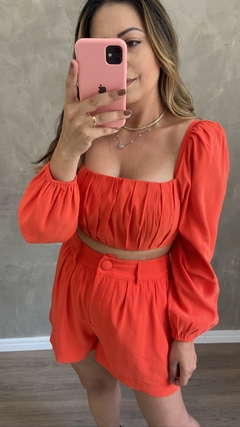 Conjunto Valeria | Laranja na internet