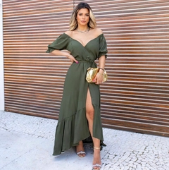 Imagem do Vestido Envelope Manga Curta