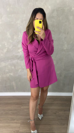 Macaquinho Alfaiataria Martina | FUCSIA - comprar online