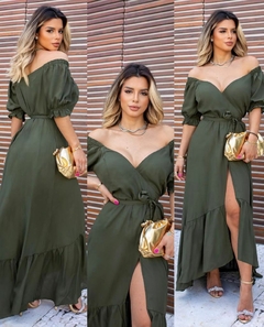 Vestido Envelope Manga Curta - loja online